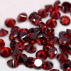 Round Brilliant Cut VVS Garnet Color Loose Cubic Zirconia AAAA Quality