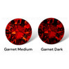 Garnet Cubic Zirconia Round 2.9mm Brilliant Diamond Facet Cut AAAA Excellent Quality CZ Loose stone