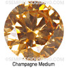 Champagne Cubic Zirconia Round 0.9mm Brilliant Diamond Facet Cut AAAA Excellent Quality CZ Loose stone