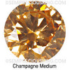 Champagne Cubic Zirconia Round 2.1mm Brilliant Diamond Facet Cut AAAA Excellent Quality CZ Loose stone