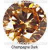 Champagne Cubic Zirconia Round 2.8mm Brilliant Diamond Facet Cut AAAA Excellent Quality CZ Loose stone