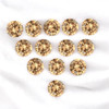 Champagne Cubic Zirconia Round 3.8mm Brilliant Diamond Facet Cut AAAA Excellent Quality CZ Loose stone