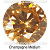 Champagne Cubic Zirconia Round 7mm Brilliant Diamond Facet Cut AAAA Excellent Quality CZ Loose stone