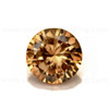 Champagne Cubic Zirconia Round 7mm Brilliant Diamond Facet Cut AAAA Excellent Quality CZ Loose stone