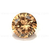 Champagne Cubic Zirconia Round 7mm Brilliant Diamond Facet Cut AAAA Excellent Quality CZ Loose stone