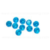 Blue Topaz Cubic Zirconia Round 2.1mm Brilliant Diamond Facet Cut AAAA Excellent Quality CZ Loose stone