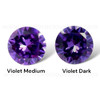 Violet Cubic Zirconia Round 1.2mm Brilliant Diamond Facet Cut AAAA Excellent Quality CZ Loose stone