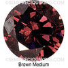 Brown Cubic Zirconia Round 1.2mm Brilliant Diamond Facet Cut AAAA Excellent Quality CZ Loose stone