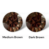 Brown Cubic Zirconia Round 4mm Brilliant Diamond Facet Cut AAAA Excellent Quality CZ Loose stone
