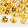 Yellow Color Flawless Cubic Zirconia