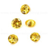 Yellow Cubic Zirconia Round 3.5mm Brilliant Diamond Facet Cut AAAA Excellent Quality CZ Loose stones
