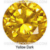 Yellow Cubic Zirconia Round 5mm Brilliant Diamond Facet Cut AAAA Excellent Quality CZ Loose stones