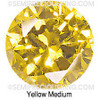 Yellow Cubic Zirconia Round 7mm Brilliant Diamond Facet Cut AAAA Excellent Quality CZ Loose stones
