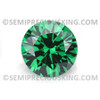 Green Nano Created 1.2mm Round Brilliant Facet Cut AAAA Excellent Quality Loose Synthetic Stone