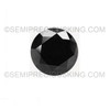 Round Brilliant Cut Natural Black Color Fancy Loose Diamond