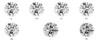 Natural Loose Diamond 2.3mm Round Brilliant Full Cut GH / DEF Color FL VVS VS SI I PK Loose Genuine Diamond