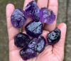 Natural Amethyst Rough 494.25 Carat 8 pcs Royal Purple Color Loose Uncut Gem Rocks