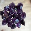 Natural Amethyst Rough 355 Carat 20 pcs Royal Purple Color Loose Uncut Gem Rocks