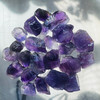 Natural Amethyst Bio Color Rough 295 Carat 23 pcs Loose Uncut Healing Rocks