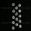 4.50 mm Round Brilliant Excellent Cut 0.38 Carats Genuine Diamonds VS Clarity DEF Color Loose Diamond Wholesale close-out