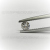 Genuine Diamond 4mm Round Solitaire VS Clarity DEF Color Brilliant Cut Wedding Ring Loose Diamond