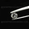 4 mm 1 PC Round Brilliant Cut Solitaire VS Clarity DEF Color Genuine Loose Diamond Wedding Ring