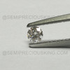 Genuine Diamond 3.60mm 0.188 Carat Round VS Clarity DEF Color Brilliant Cut Wholesaler Loose Diamond