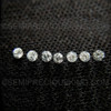 0.9 mm Round Brilliant Cut Natural Diamond, GH Color, SI Clarity, Full cut