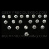 Genuine Diamonds 2.9 mm VVS Clarity Round DEF Color