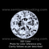 Natural White Sapphire Round 0.95mm Brilliant Cut FL VVS VS SI1 SI I PK Clarity Loose Gemstone