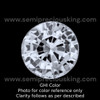 Natural White Sapphire Round 1.2 mm Brilliant Cut FL VVS VS SI1 SI I PK Clarity Loose Gemstone