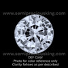 Natural White Sapphire Round 1.4 mm Brilliant Cut FL VVS VS SI1 SI I PK Clarity Loose Gemstone