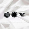 Natural Black Sapphire Round 1.05mm Brilliant Cut FL VVS VS SI1 SI I PK Clarity Loose Gemstone