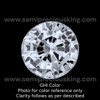 Natural White Sapphire Round 3.3 mm Brilliant Cut FL VVS VS SI1 SI I PK Clarity Loose Gemstone