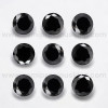 Natural Black Sapphire Round 2.95 mm Brilliant Cut FL VVS VS SI1 SI I PK Clarity Loose Gemstone