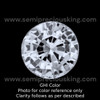 Natural White Sapphire Round 3.25 mm Brilliant Cut FL VVS VS SI1 SI I PK Clarity Loose Gemstone