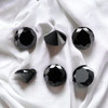 Natural Black Sapphire Round 4.9 mm Brilliant Cut FL VVS VS SI1 SI I PK Clarity Loose Gemstone