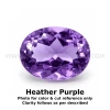 Natural African Amethyst Loose Gemstone 8x6mm Oval Flower Facet Cut FL VVS VS SI1 SI I PK Clarity February Birthstone | Jewelry Design
