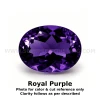 Natural African Amethyst Loose Gemstone 8x6mm Oval Flower Facet Cut FL VVS VS SI1 SI I PK Clarity February Birthstone | Jewelry Design