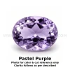 Natural African Amethyst Loose Gemstone 8x6mm Oval Flower Facet Cut FL VVS VS SI1 SI I PK Clarity February Birthstone | Jewelry Design