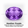 Natural African Amethyst Loose Gemstone 9x7mm Oval Checkerboard Cut FL VVS VS SI1 SI I PK Clarity February Birthstone | Jewelry Design