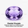 Natural African Amethyst Loose Gemstone 9x7mm Oval Briolette Cut FL VVS VS SI1 SI I PK Clarity February Birthstone | Jewelry Design