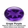 Natural African Amethyst Loose Gemstone 9x7mm Oval Bufftop Cut FL VVS VS SI1 SI I PK Clarity February Birthstone | Jewelry Design