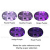 Natural Amethyst Africa Oval Flower Cut 6x4 mm