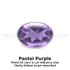 Natural African Amethyst Loose Gemstone 7x5mm Oval Bufftop Cut FL VVS VS SI1 SI I PK Clarity February Birthstone | Jewelry Design