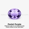 Natural African Amethyst Loose Gemstone 7x5mm Oval Briolette Cut FL VVS VS SI1 SI I PK Clarity February Birthstone | Jewelry Design