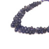 Natural Iolite 6x4-12x6 mm Drop Briolette Cut Semi Precious Gemstone