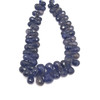 Natural Iolite 6.5x4.5-11x6mm Drop Briolette Cut Semiprecious Gemstone