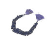 Natural Iolite 6.5x4.5-11x6mm Drop Briolette Cut Semiprecious Gemstone