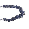 Natural Iolite 6.5x4.5-11x6mm Drop Briolette Cut Semiprecious Gemstone